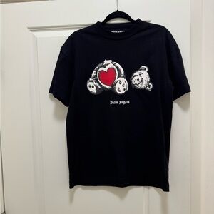 Palm angels broken bear t shirt- Black